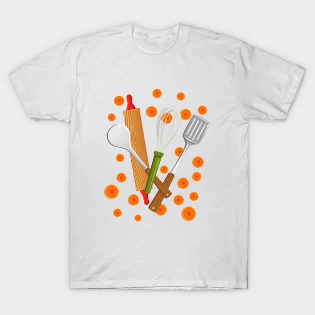 Carrot Kitchen T-Shirt by SWON Design